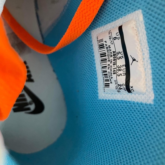 SOLD!!! Nike Shoes | Jordan 1 Retro High Off-White University Blue - Picture 6 of 9
